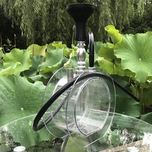 Load image into Gallery viewer, New Round Acrylic Hookah Set Water Pipe Shisha With Sheesha Silicone Bowl Hose Metal Tongs Chicha Narguile Cachimba Accessories