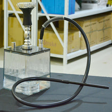 Load image into Gallery viewer, New Acrylic Shisha Pipe Set Hookah with LED Light Sheesha Silicone Bowl Hose Spring Charcoal Tongs Chicha Narguile Accessories
