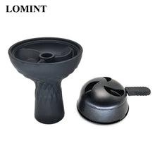 Load image into Gallery viewer, LOMINT Vortex Style Black Silicone Hookah Tobacco Bowl Shisha Hookahs Chicha Narguile Accessories For Kaloud lotus Drop Shipping