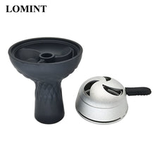 Load image into Gallery viewer, LOMINT Vortex Style Black Silicone Hookah Tobacco Bowl Shisha Hookahs Chicha Narguile Accessories For Kaloud lotus Drop Shipping