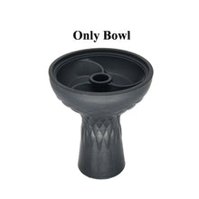 Load image into Gallery viewer, LOMINT Vortex Style Black Silicone Hookah Tobacco Bowl Shisha Hookahs Chicha Narguile Accessories For Kaloud lotus Drop Shipping