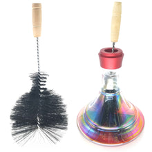 Load image into Gallery viewer, LOMINT Hookah Glass Bottle Base Cleaning Brush For Shisha Hookahs Narguile Chicha Smoking Water Pipe Accessories