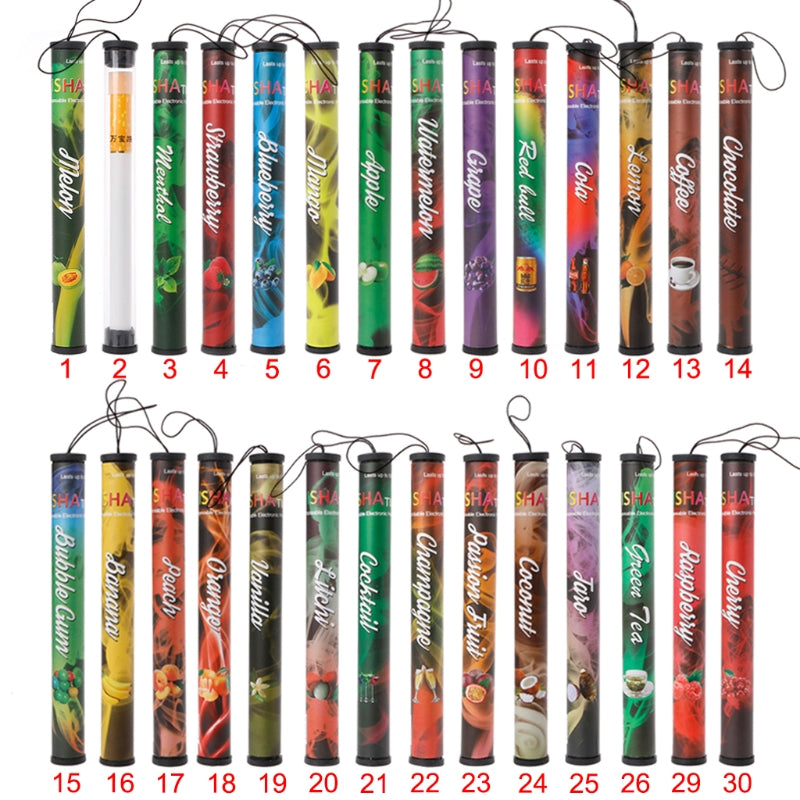 Fruits Flavor 500 Puffs Disposable Vapor Hookah Electronic Shisha Stick Pen