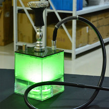 Load image into Gallery viewer, 2019 Arab Acrylic Hookah Set,Hookah Cachimba Shisha Narguile LED Light Charcoal Tigela Hookah Base Sisha accessories Party Gifts