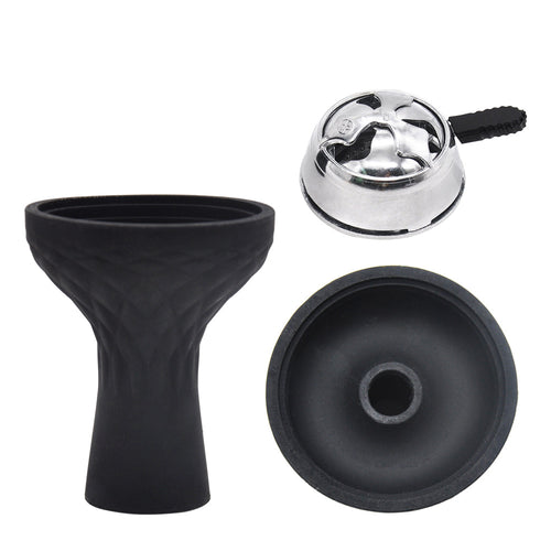 One-Hole Silicone Hookah Tobacco Bowl with Hookah Kaloud Shisha Hookah Lotus Charcoal Holder Burner Chicha Narguile Accessories