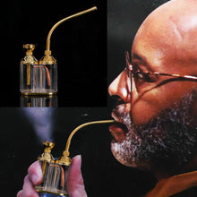 Load image into Gallery viewer, Shisha Hookah Water Tobacco Smoking Pipe Bong Double Filter Cigarette Holder CA
